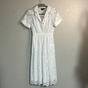 J. Crew Bridal Eyelet Dress